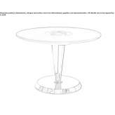 Metal coffee table with lighting for the living room Ponderay