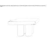 Square coffee table Lukavice