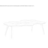 Wooden coffee table Weston