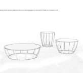 Low round coffee table Kenosha