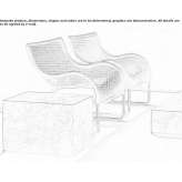 Low rectangular coffee table made of marble Sindihui