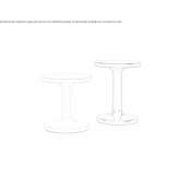 Round coffee table Voss