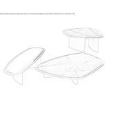Wooden coffee table Karaagil