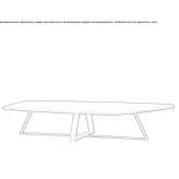 A low, wooden coffee table Didderse