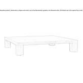 Low rectangular wooden coffee table Suamico