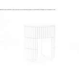 Round ceramic coffee table Broseley