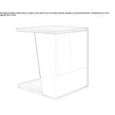Low wooden side table with storage space Trotwood