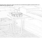 Low square wooden coffee table Indios