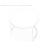 Low, matt, lacquered wooden coffee table Dorfhain