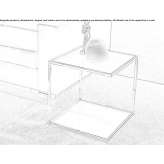 Square side table Gobel