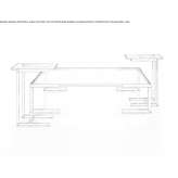Square crystal coffee table Zellwood