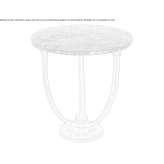 Round brass coffee table Verea