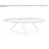 Round marble coffee table Nordrach