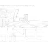 Square coffee table for the living room Osoyoos