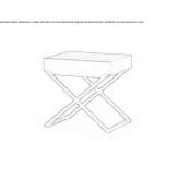 Ash coffee table/bedside table with drawer Ahuiran