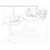 Round side table Raddusa