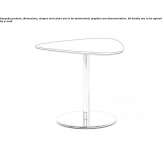 Triangular coffee table with an MDF top Jalance