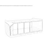 Coffee table with storage space Zena
