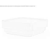 Low square coffee table made of wooden veneer Morance