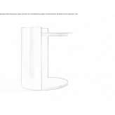 Oak side table Evje