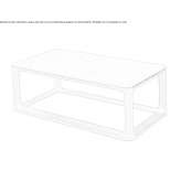Rectangular wooden coffee table for the living room Fores