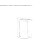Round side table Zena