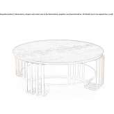 Round coffee table Zlota