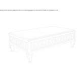 Low rectangular wooden coffee table for the living room Capoluca
