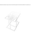 Rectangular wooden side table Beverino