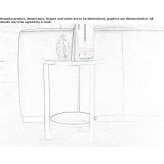 Round crystal coffee table Lubana