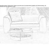 Square crystal coffee table Lubana