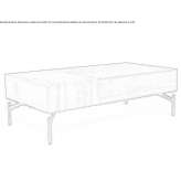 Low rectangular coffee table with storage space Psychiko