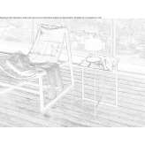 Square marble coffee table Tonalaco