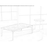 Rectangular marble coffee table Buzet