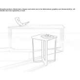 Square marble coffee table Buzet