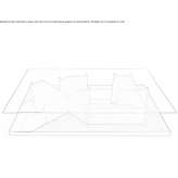 Rectangular coffee table made of wood, metal and crystal Jelgava