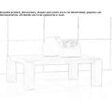 Rectangular travertine coffee table Petresti