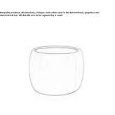 Round coffee table with a crystal top Sofiivka