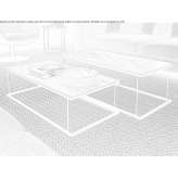 Rectangular marble coffee table Lamme