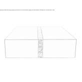 Rectangular coffee table made of mirror glass Acalco