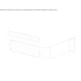 Low square aluminum coffee table Radece