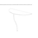 Glass console table Sarry