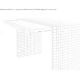 Honeycomb console/secretary desk Sudzal