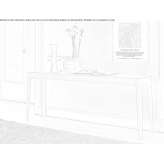 Rectangular wooden console table Acos