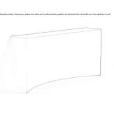 Rectangular steel wall console Trevelez