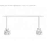 Oval console Ashgill