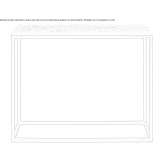 Rectangular marble console table Wasmes