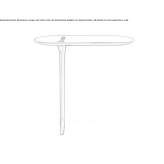 Metal console table Quipile