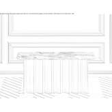 Rectangular console table made of MDF Osmaneli