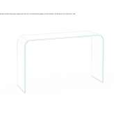Glass console table Huddinge